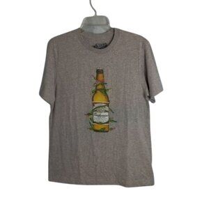 Old Navy Size S Vintage Budweiser Beer Bottle Christmas Lights Graphic T Shirt